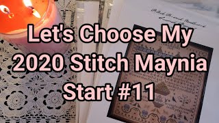 Stash Dive 2020 Stitch Maynia Start #11 - FlossTube Extra