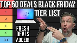 Top 50 Black Friday Sales TIER LIST! All Best GAMING LAPTOP Deals Rated for 11/28 Black Friday!