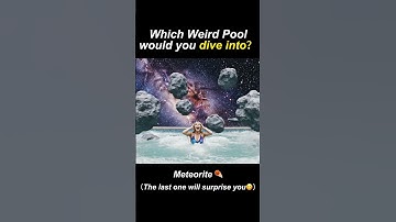 Which weird pool would you dive into? 🏊 #asmr #oddlysatisfying #relxing #pool #dream #shorts