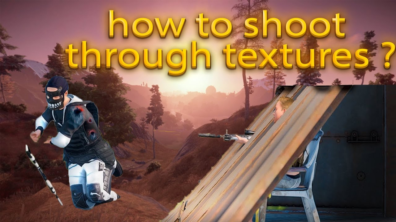 shooting through walls rust bug - YouTube