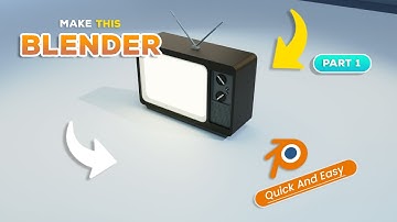 Modeling a Vintage Tv in Blender ( Super easy and Fast ) Part 1