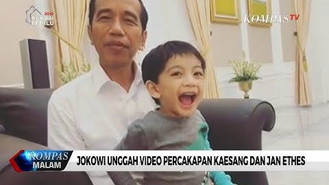 Ditanya Kaesang Soal Pekerjaan Gibran, Jawaban Jan Ethes Buat Jokowi Tertawa