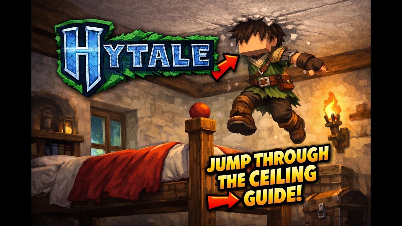 Hytale: Jump Through ANY Ceiling– Bedpost Bug Tutorial (unpatched)