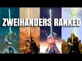 All Souls Zweihanders Ranked + Elden Ring #fromsoftware