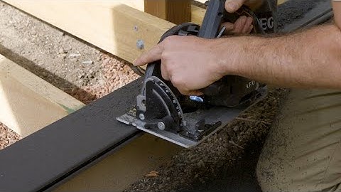 How to Finish Your Ekodeck Classic deck DIY