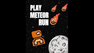 Meteor Run – My First Unity 2D Game (Built with C#) screenshot 3