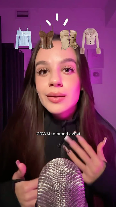 GRWM to brand event in Toronto ASMR 🌸 This awesome cute pinky bag by Vonto Dubai 😍 #asmr