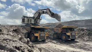 Liebherr Excavator Story || Hight Productivity Double Side Loading ~ Miningstory