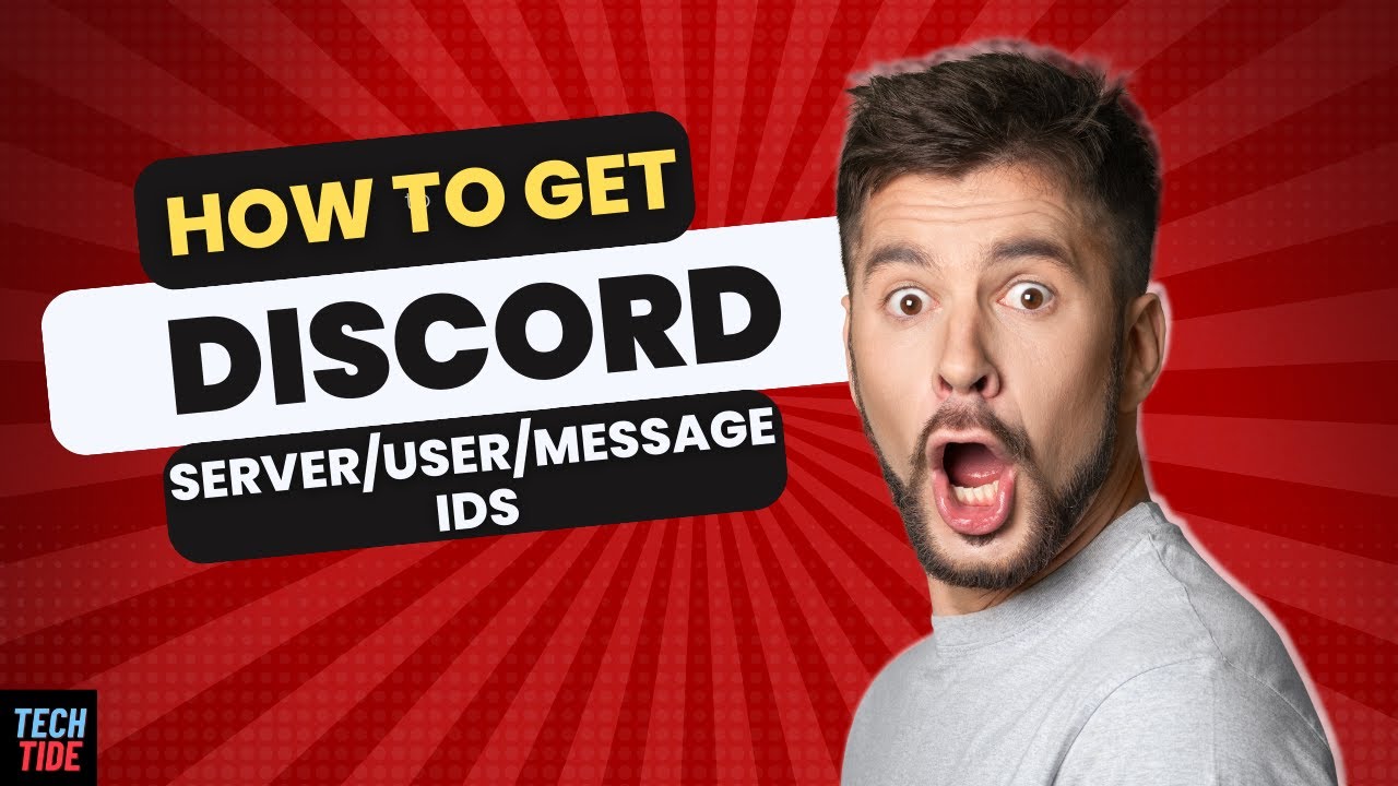 How To Get Discord Id?? | User Id/Server Id/Message Id | TechTide Tech ...
