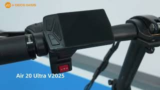 Upgrade Comparison Video of Air 20 ultra