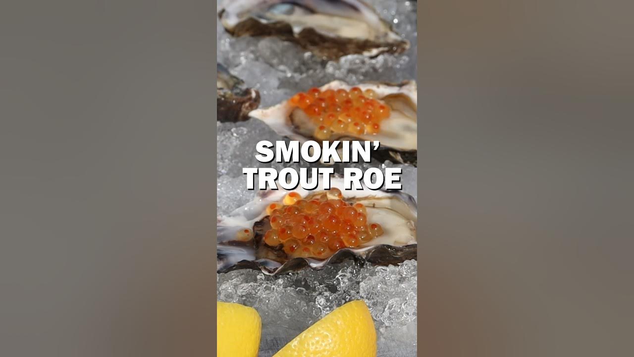 Ever smoke trout roe? We have!! Full video now live 🔥 #shorts