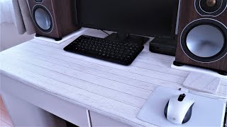 【プチDIY】セリアとニトリの商品でPCデスクを綺麗にしたい！