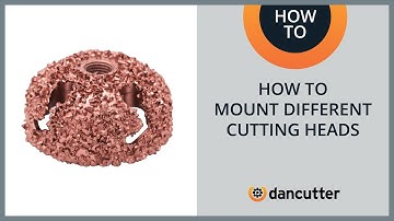 How to Mount Different Cutting Heads