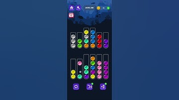 Ball Sort Master Level 348 #ballsortmaster #ballsortmastersolution #puzzlegame #gaming #games