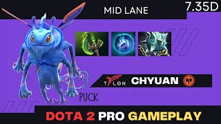 ChYuan - Puck Mid Power! | Dota 2 Pro Gameplay - Full Game [Patch 7.35d]