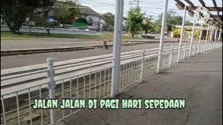 Sepedaan di pagi hari di Taiwan 