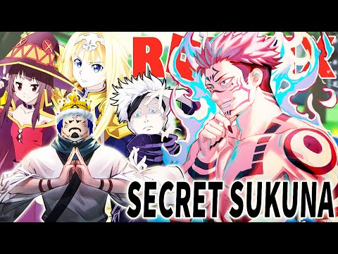 Roblox - ĐÃ CÓ NHÂN VẬT BÍ ẨN CURSE KING ''SUKUNA'' BẤT TỬ NGUYỀN VƯƠNG - Anime Fighters Simulator