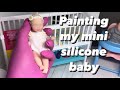 Painting my Mini Silicone Baby