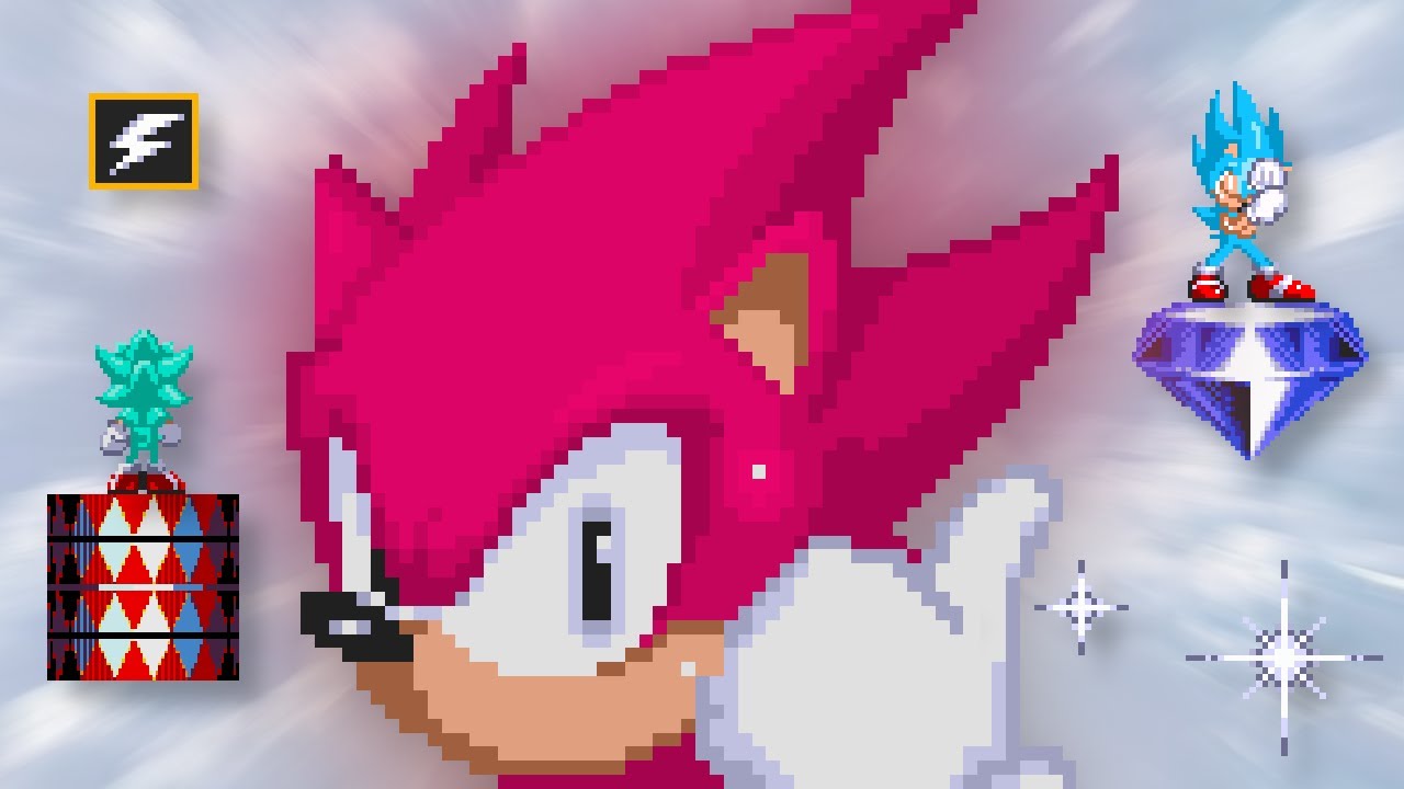 Super/Hyper Sonic Idle Animation [Sonic 3 A.I.R.] [Mods]