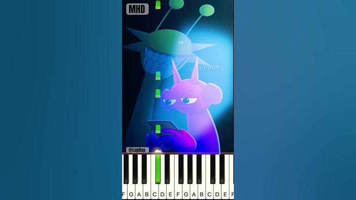 Mangos Simon’s Getting Revenge on Durple (Incredibox Sprunki) @lupdup - Piano Tutorial