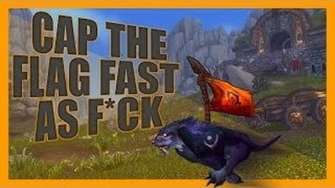 Luckiest WSG flag cap on World of warcraft - Wow