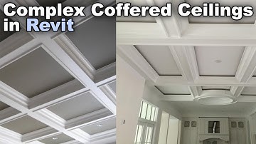 Classical Coffered Ceiling in Revit Tutorial