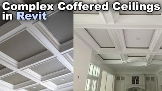 Classical Coffered Ceiling In Revit