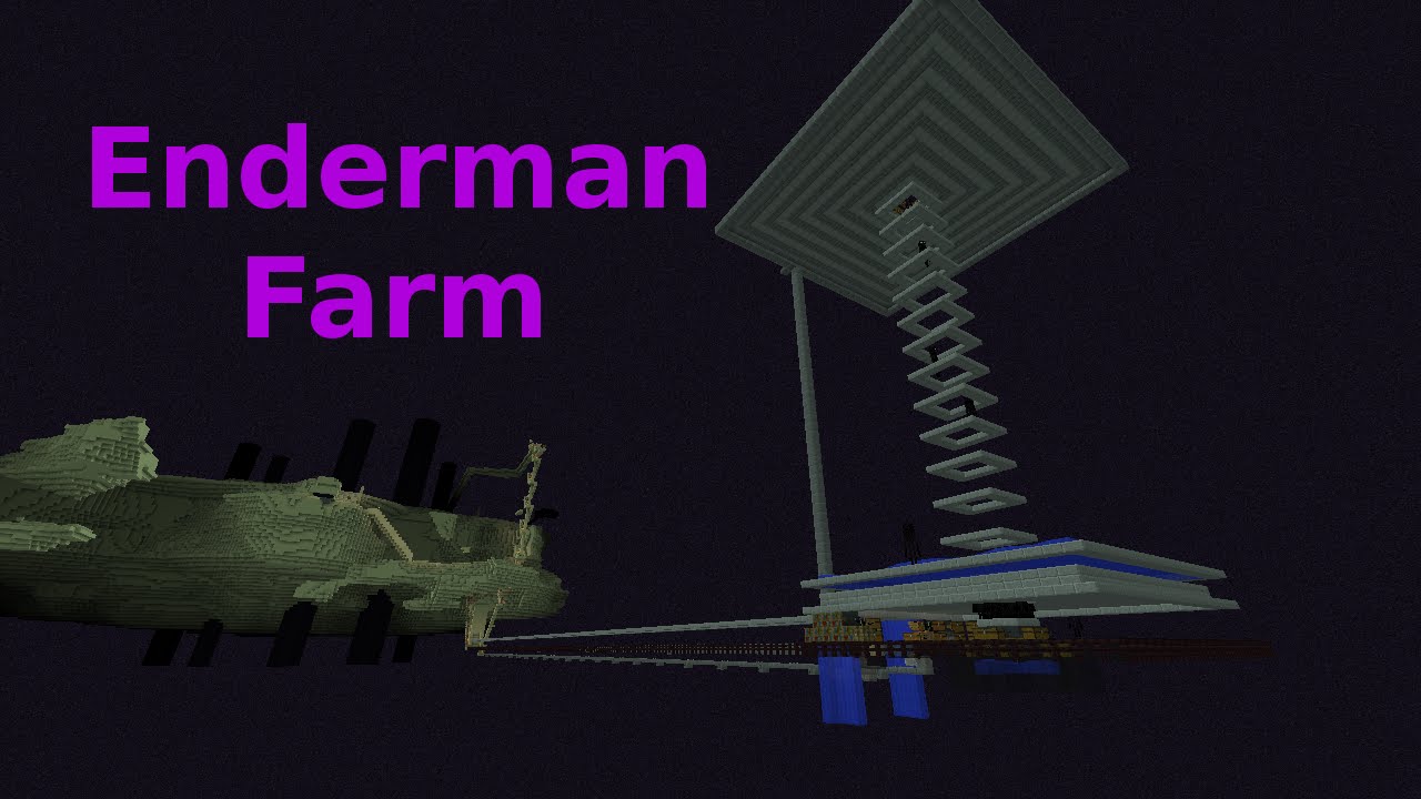 Minecraft Enderman Farm - YouTube