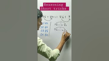 Number Analogy Reasoning Short tricks।। #Shorts SSC-CGL, CTET, SUPER TET, BPSC 2023