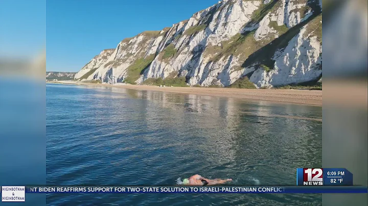 Laura Goodwin swims English Channel