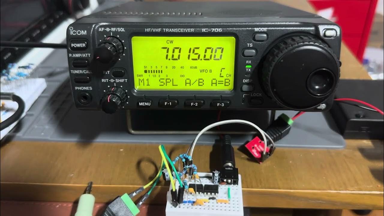 Active CW Filter on IC-706 - YouTube