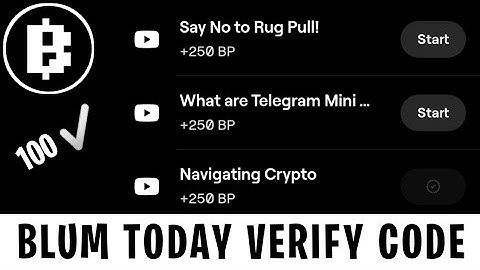 Blum Keyword Code today Telegram Mini Apps | Blum verify code | Blum All Video Code