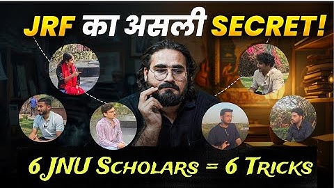 Crack UGC NET JRF | JNU Toppers Strategy | Politcs , Hindi, Philosophy, Sanskrit, Economics, History