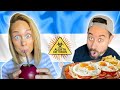 24h comiendo COMIDA ARGENTINA 🇦🇷 🦠en 40TENA! milanesa, empanadas, choripan...