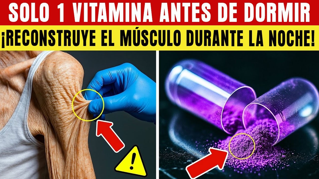 ¿Más de 70? ¡ESTAS 6 Vitaminas Funcionan Mejor que el Magnesio para Reconstruir los Músculos!