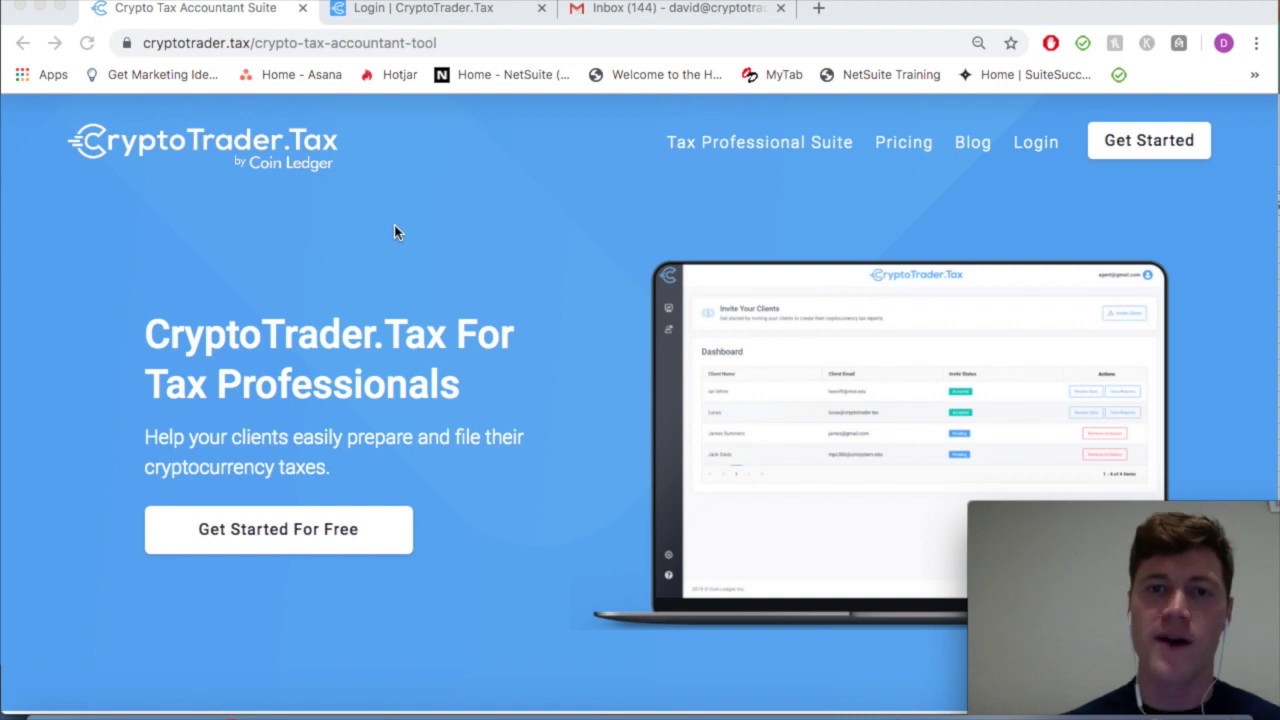 crypto trader tax login