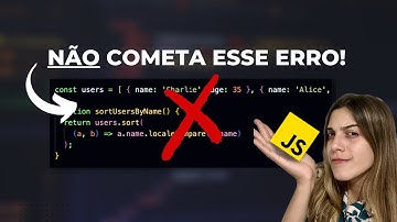 JAMAIS cometa esses ERROS em JavaScript