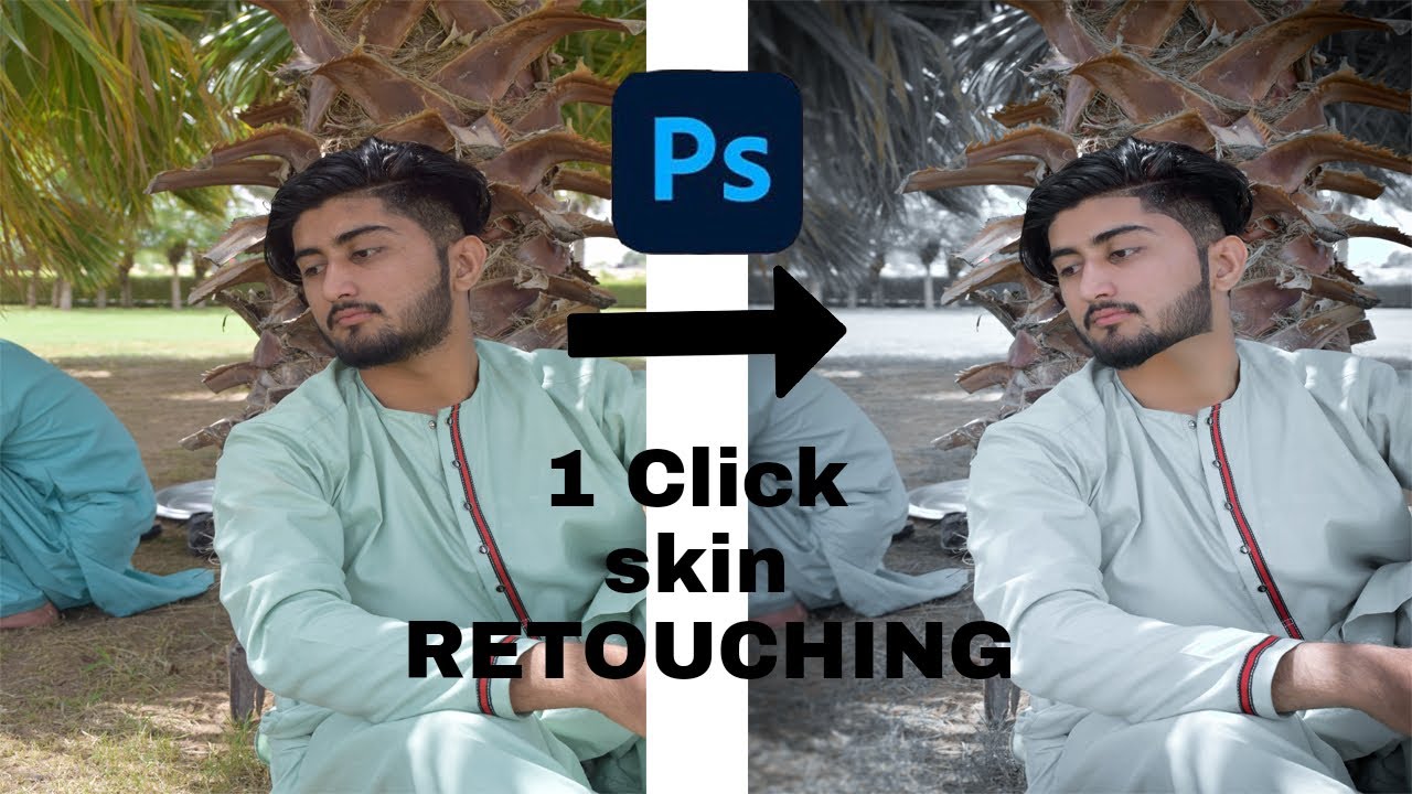 1 click High and Skin Retouching in photoshop | 