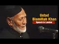 Ustad Bismillah Khan speech at the Queen Elizabeth Hall, London, Nov 1993