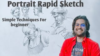 Portrait Rapid Sketch technique | #Portrait #Rapidsketch #Tutorial