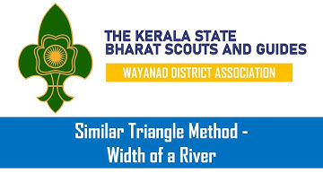 Estimation - Width of a River - Similar Triangles Method