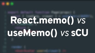 React.memo vs useMemo vs shouldComponentUpdate