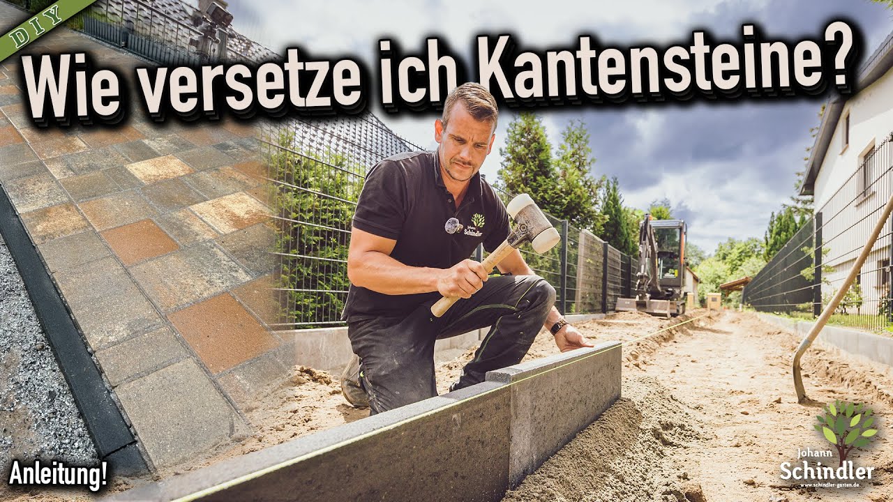 So versetzen wir Kantensteine - Anleitung!