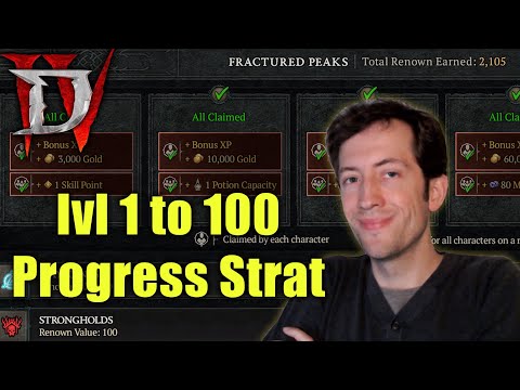 How to progress to level 100 efficiently - What to do after Campaign, how to get to Endgame Diablo 4