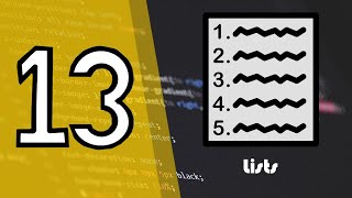 Python Lesson 13: Arrays/Lists