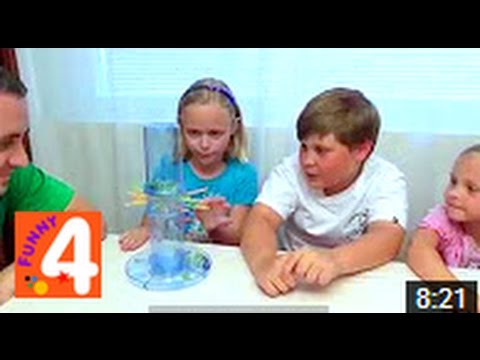 Играем в игру КЕРПЛАНК! не дайте упасть шарикам/KER PLUNK Family Fun ...