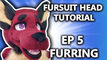 Pattern and Fur your Head Base | How To | Fursuit Head Tutorial EP 5