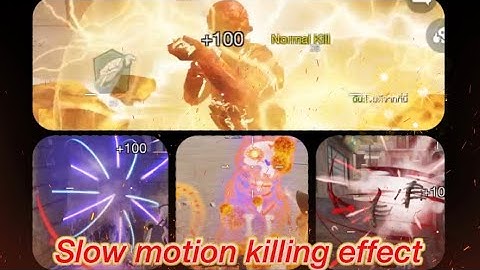 [Call of duty mobile] Slow motion killing effect
