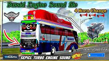 How to Change Bus engine in Bus simulator indonesia hino rk8 engine sound