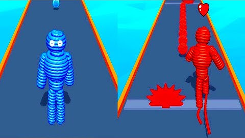 Rope-Man Run gameplay All Levels (iOS/Android)